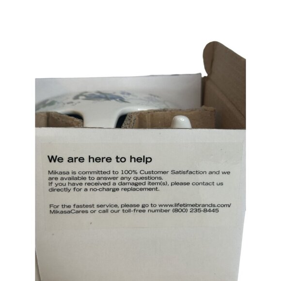 NEW Mikasa Antique Countryside Salt & Pepper Set With Caddy - Picture 2 of 12